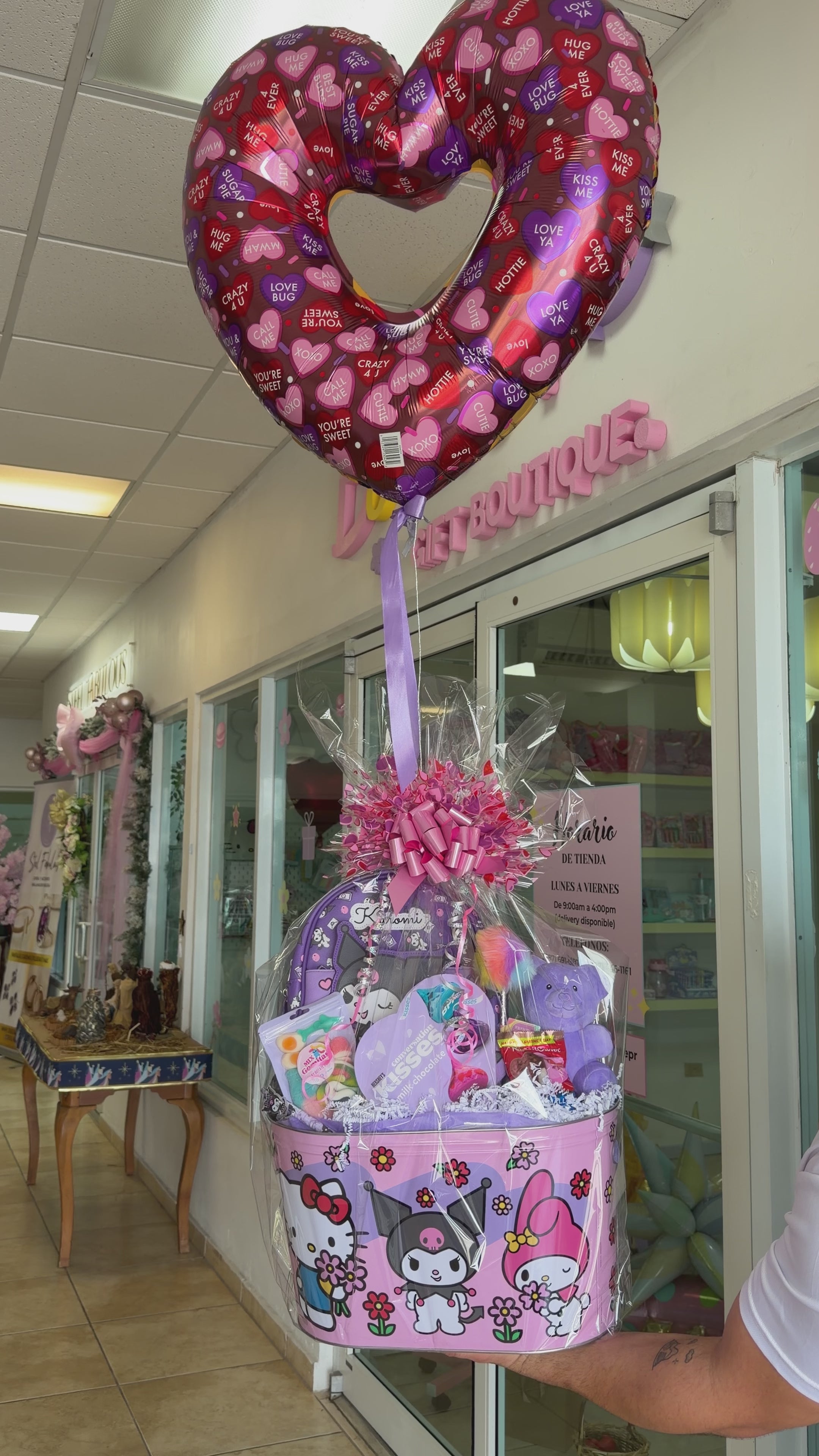 Kuromi Valentines Gift Basket